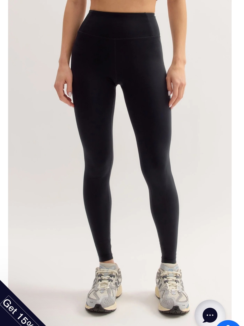 Girlfriend Collective Ribbed High-Rise Tight Black Leggings